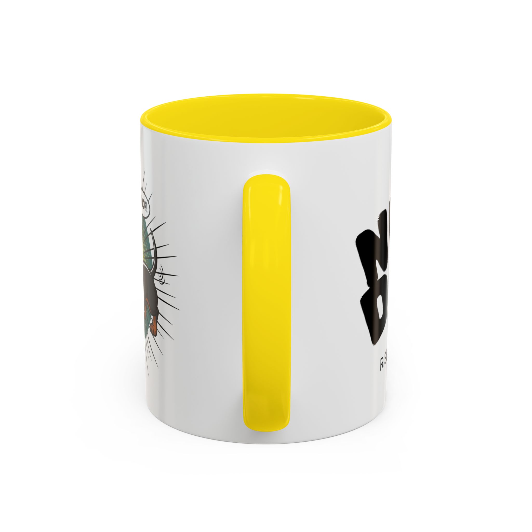 Dachshund Comic Accent Coffee Mug — 'Woof!' Cute Dachshund Tea & Coffee Cup (11/15oz) - Image 47