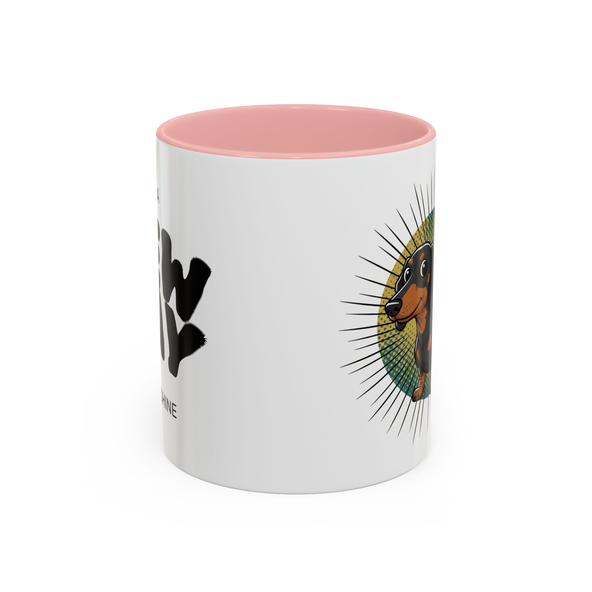 Dachshund Comic Accent Coffee Mug — 'Woof!' Cute Dachshund Tea & Coffee Cup (11/15oz) - Image 13