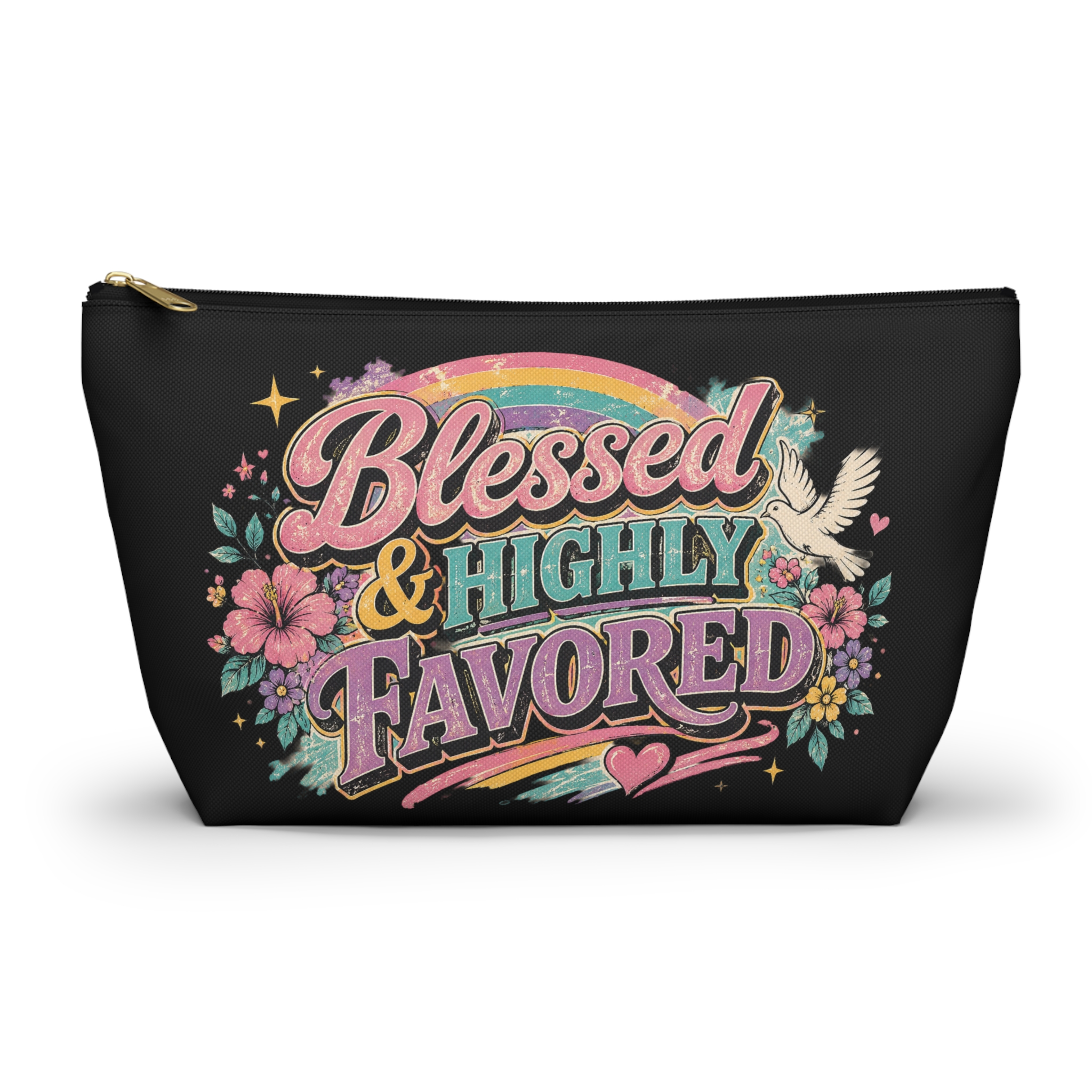 Blessed & Highly Favored Accessory Pouch