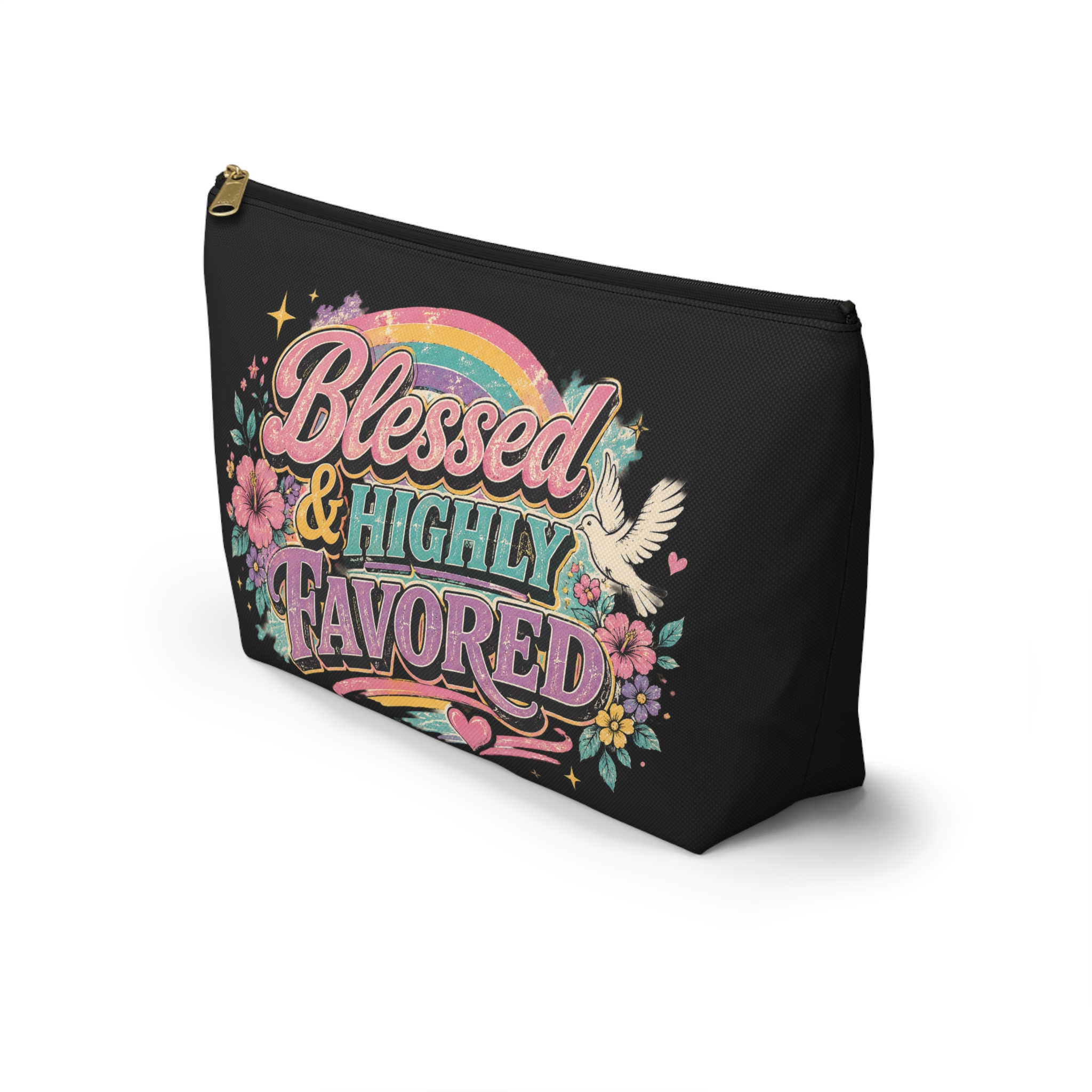 Blessed & Highly Favored Accessory Pouch - Image 3
